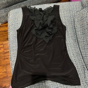 Black work or dress top